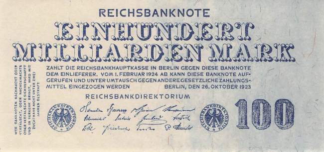 100 Milliarden Mark